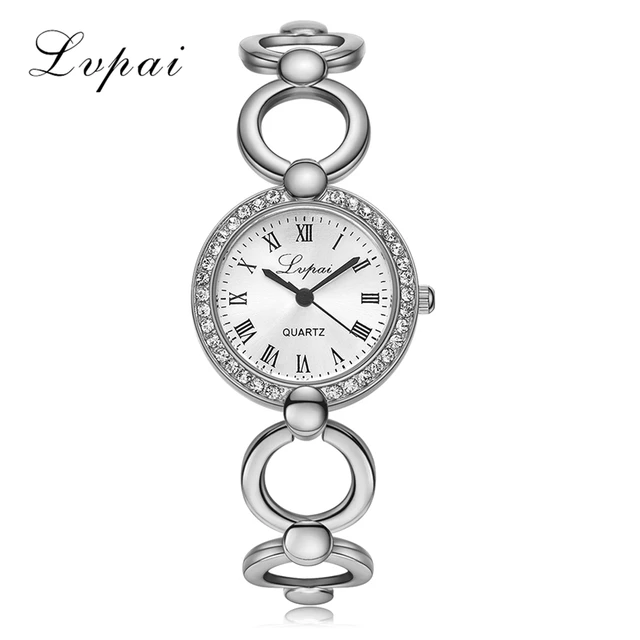 Lvpai Brand Gold Plated Bracelet Watches Women Luxury Crystal Dress Fashion Wris Lvpai Brand Gold Plated Bracelet Watches Women Luxury Crystal Dress Fashion Wris
