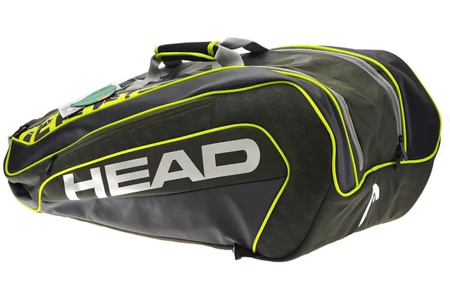 Pu Head Brand Tennis Bag Men Racket Outdoor Large Pu Head Brand Tennis Bag Men Racket Outdoor Large Capacity Sports Racquets