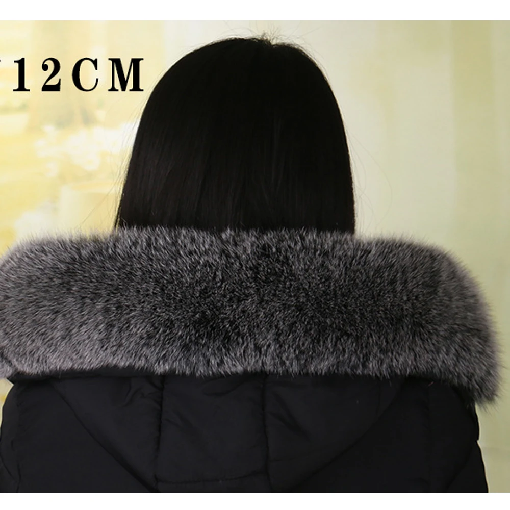 Зимний воротник из натурального Лисьего меха 70 см длинный шарф меха|genuine fur scarf|fur