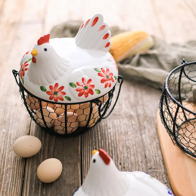 Новинка креативные куриные яйца корзины для картофеля чеснока рамка переноски