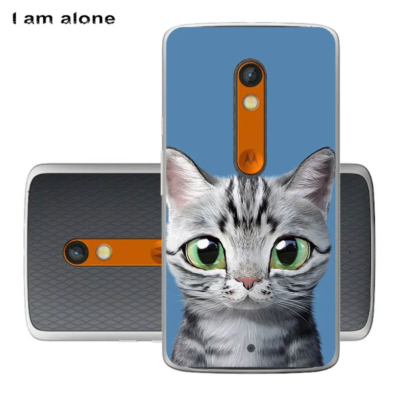 Чехлы для телефонов I am alone для Motorola Moto X Play, 5,5 дюймов, жесткий пластиковый мобильный Модный чехол с рисунком для Moto X Play - Цвет: PC HH41