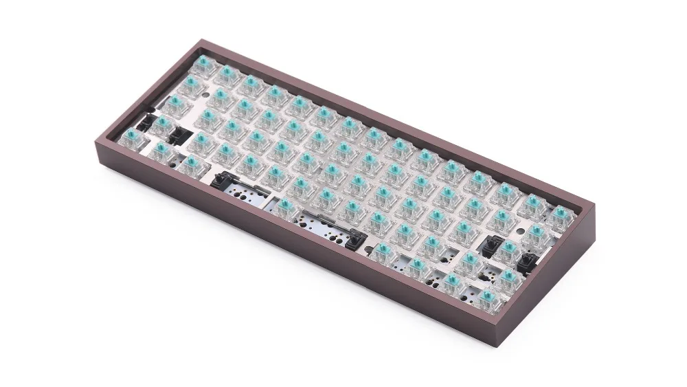 Полностью собранная клавиатура TOFU 60% с DZ60 PCB Aliaz/Zealios/Tealios переключатели с использованием вишневых стабилизаторов whithout keycaps