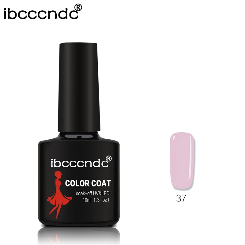 Дизайн ногтей гель Ibcccndc 80 цветов 10 мл замачиваемый Эмаль светодиодный УФ-гель для ногтей лак стойкий лак лампа для ногтей гель - Цвет: 37