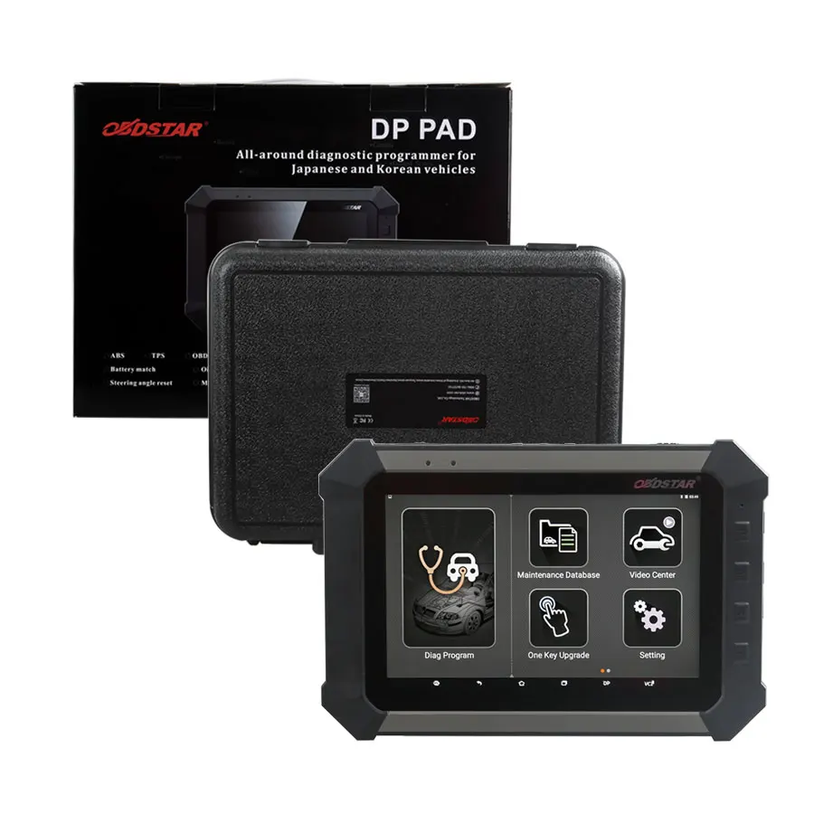 OBDSTAR DP PAD планшет IMMO ODO EEPROM PIC OBDII инструмент для японские и Южно-корейские транспортные средства получить Запуск Easydiag 3,0 в подарок