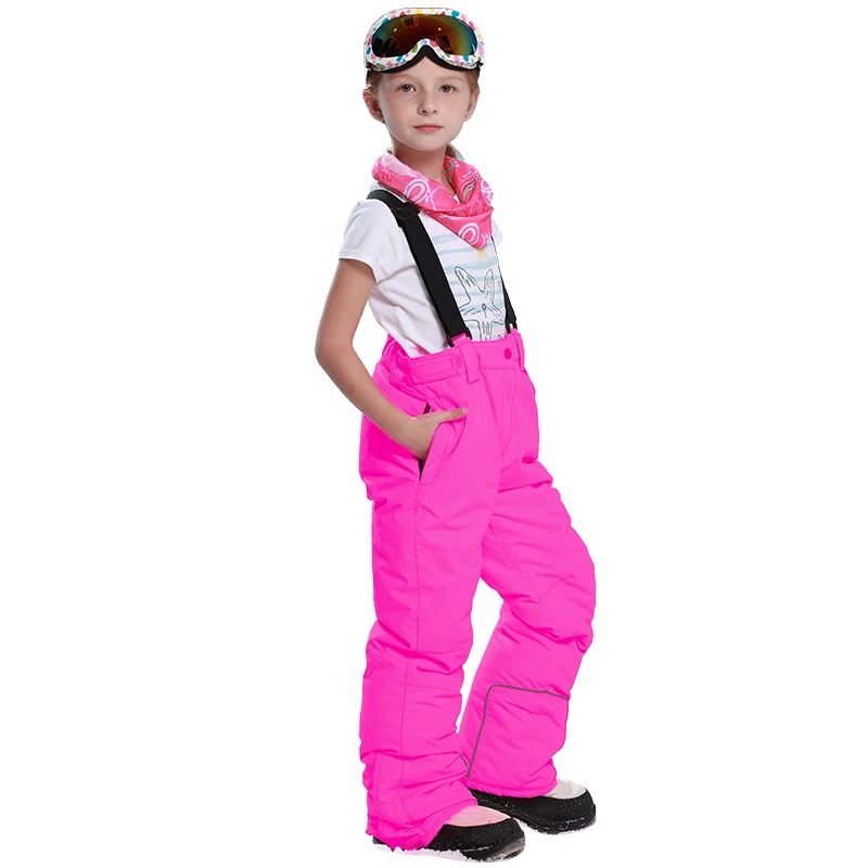 Goede Detector Winter Meisjes Ski Broek Winddicht Algemene Broek Trainingspakken voor Kinderen Waterdicht Warm Kids Jongens Sneeuw Ski Broek