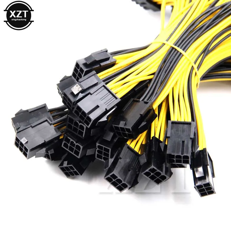 Molex 6-pin PCI Express to 2 x PCIe 8 (6+2) pin Motherboard Graphics Video Card PCI-e GPU VGA Splitter Hub Power Cable