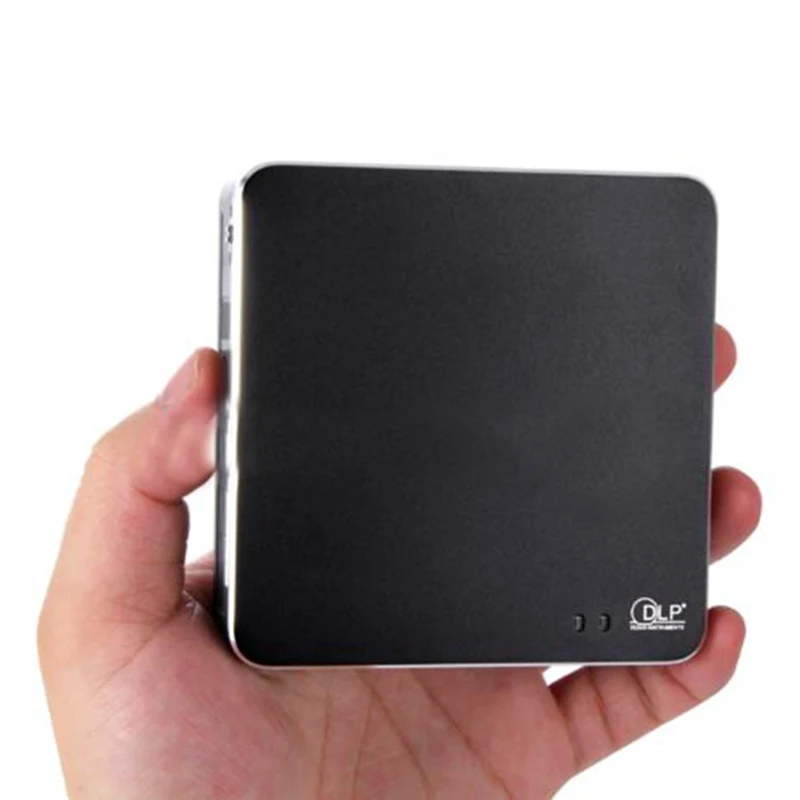 

854*480  200ANSI Handheld Mini LED Projector Android 4.4 WiFi  Smart DLP 1080P Home Beamer Support AirPlay Mir