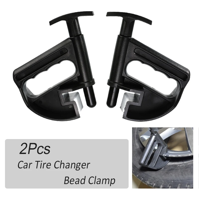 

2pcs Universal Portable Car Tire Changer Bead Clamp Hand Pull Type Tire Changer Bead Breaker Auto Tire Repair Drop Center Tools