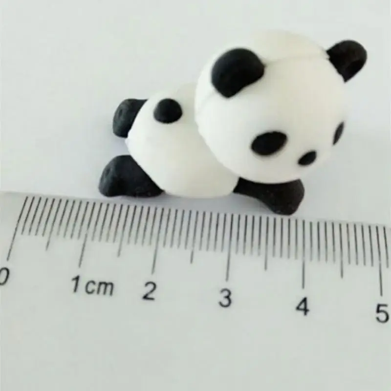Eraser Cute Animal Panda Shape Rubber Eraser Stationery School Office Suppliesin Eraser from