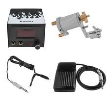 Набор для макияжа, набор для татуировки, электропитание, машина с педальным приводом, пистолет, постоянный макияж, микроблейдинг бровей, иглы, советы, инструменты, набор для татуировки