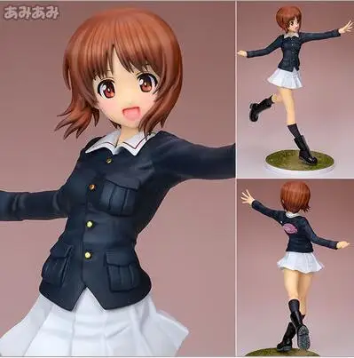 

NEW hot 16cm GIRLS und PANZER Nishizumi Miho action figure toys collection Christmas gift doll