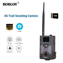 16MP Trail охотничья камера s 8GB Crad 4G сеть SMTP Авто MMS и SMS команда инфракрасная камера наблюдения дикой природы ИК Фото ловушка