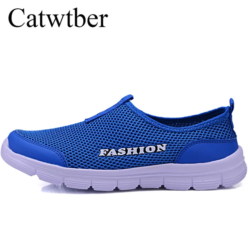 

Catwtber New Unisex Summer Breathable Casual Slip On Lightweight Cushion Walking Shoes Men Outdoor Water zapatillas mujer sapato