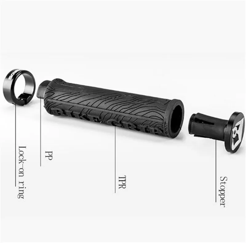 ROCKBROS Soft 3D Anti-skid Lock On Handle Bar Cycling Parts Bike Accessories TPR Rubber Bike Grips Bicycle Handlebar Mtb Grips ROCKBROS Soft 3D Anti-skid Lock On Handle Bar Cycling Parts Bike Accessories TPR Rubber Bike Grips Bicycle Handlebar Mtb Grips