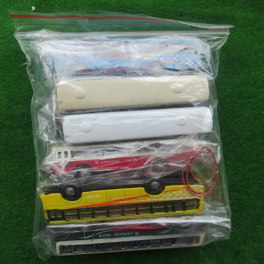 architecture model light bus metal car (6)