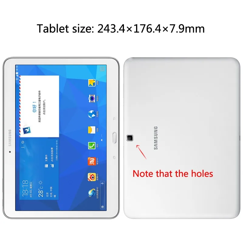 Flio кожаный чехол-подставка для samsung Galaxy Tab 4 10,1 SM T530 T531 T535 Tablet