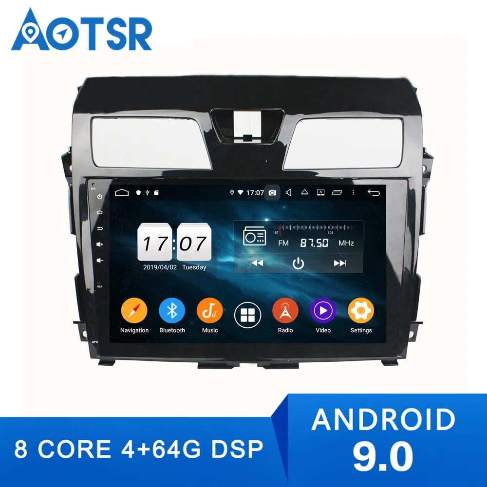 Автомагнитола 7 дюймов Android 9 0 4 + 64 ГБ для Nissan Tenna 2013 2015 2 Din|Мультимедиаплеер авто| |