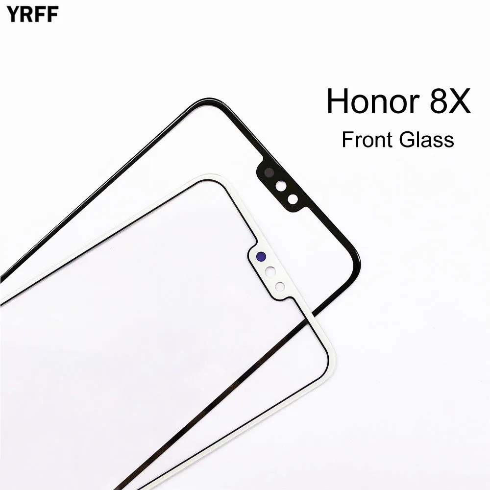 6,5 ''Переднее стекло для мобильного телефона huawei Honor 8X Переднее стекло внешнее стекло замена панели(без сенсорного экрана