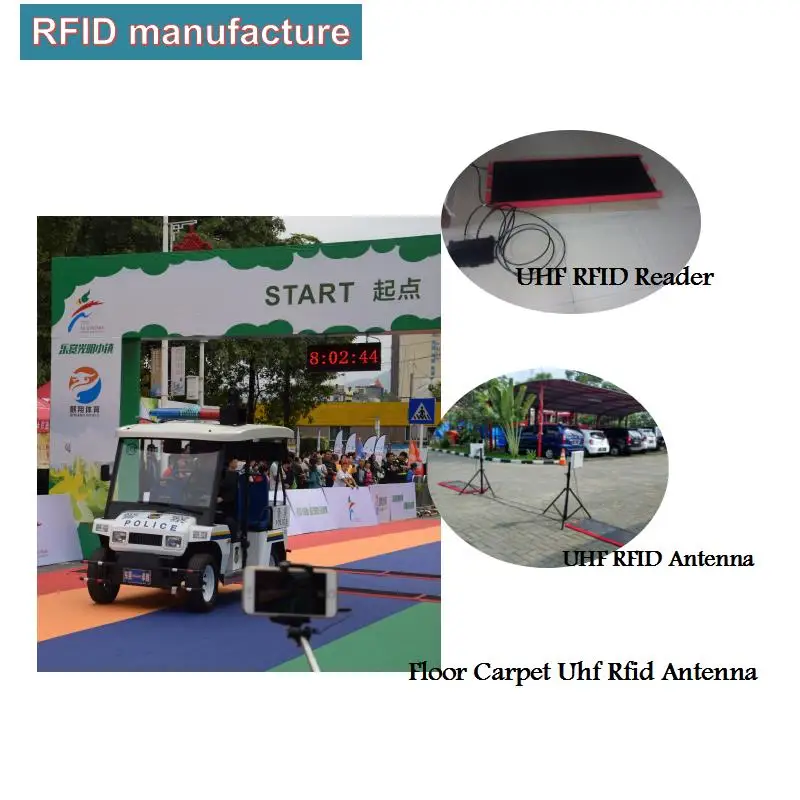 8 каналов UHF RFID Считыватель rfid RP TNC пассивный epc 865 ~ 868Mh IMPINJ r2000 для меток в беговой