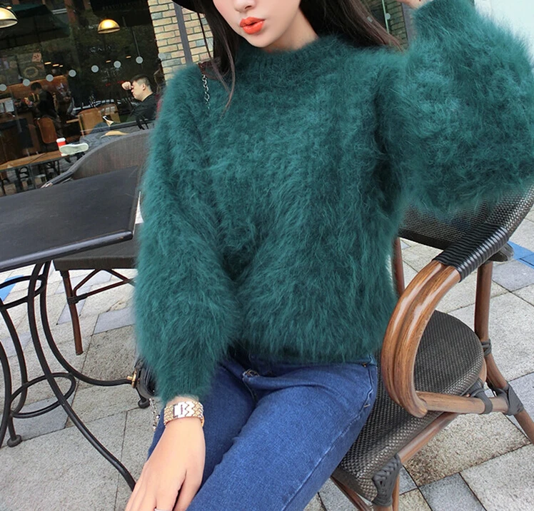 Настоящий норковый кашемировый Женский пуловер, высокая мода, роскошные натуральные свитера, опт, OEM, розница, заказное пальто TBFP899