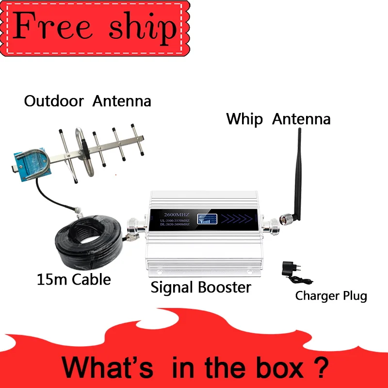  TFX-BOOSTER 2600mhz LTE 4G cellular signal booster 2600 4G mobile network booster Cellular Phone Re