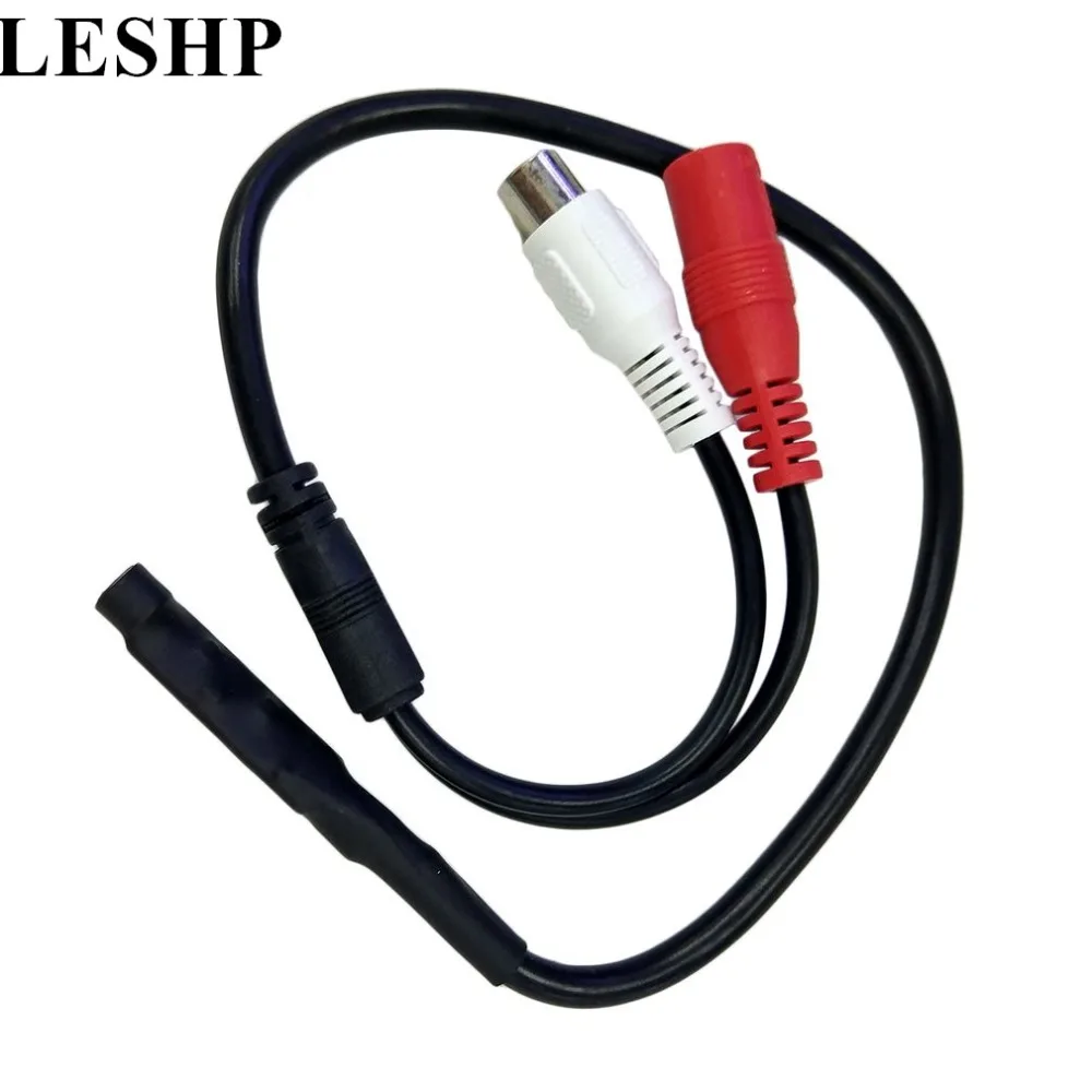 

LESHP KZ-501C Universal Monitor Use Microphone Professional High Sensitivity Small Size CCTV Microphone MIC Audio Pickup Device