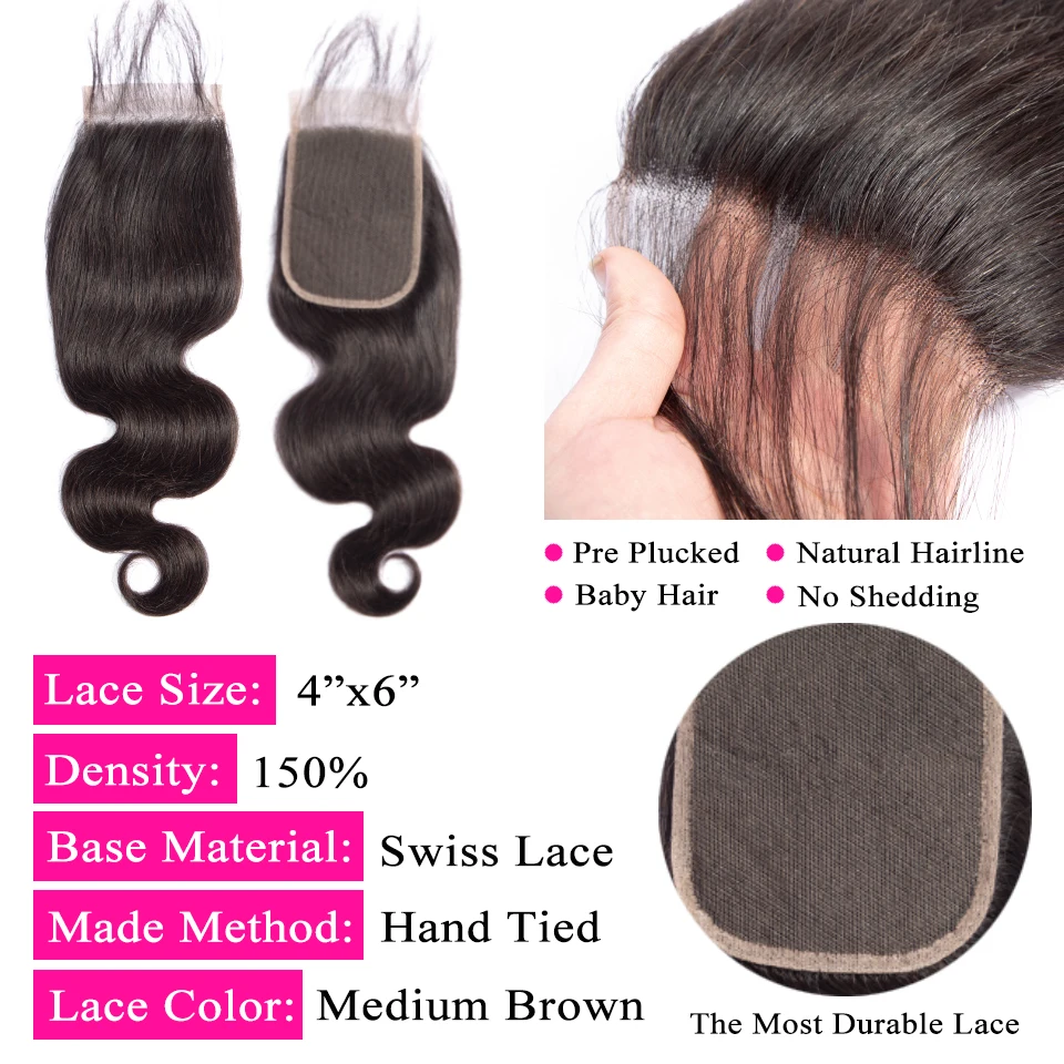 laço pré arrancado com o cabelo do