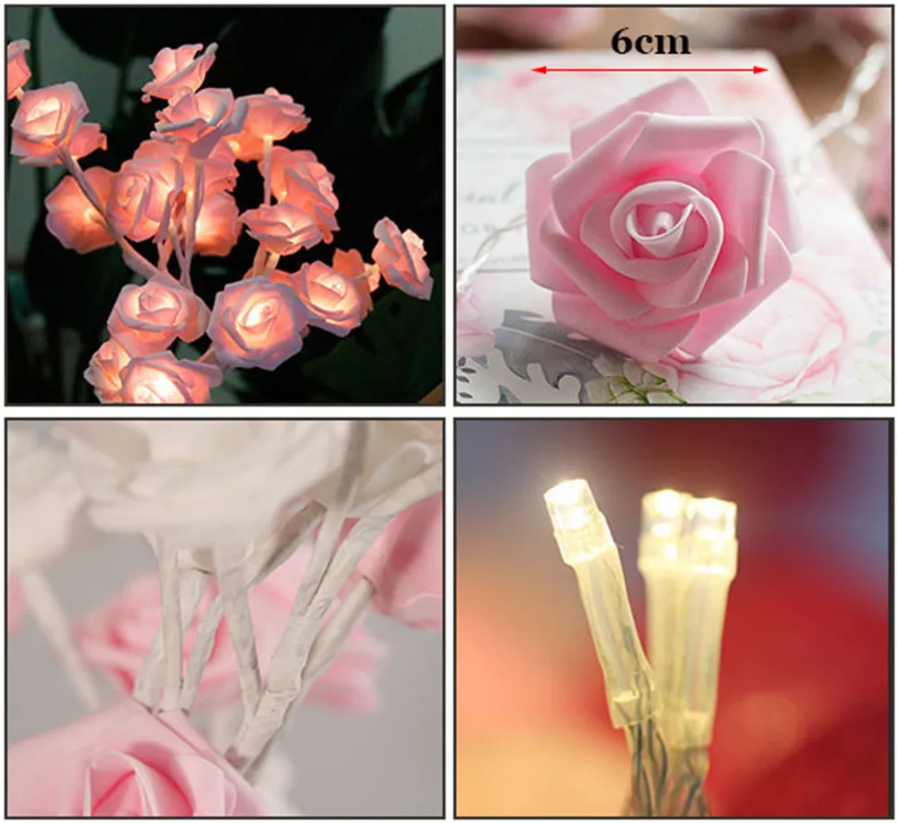 Luzes de Mesa Decorativas do Diodo Emissor de Luz do Controle Remoto do Usb da Forma da Árvore da Flor de Rosa da Lâmpada do Diodo Emissor de Luz Lâmpada Diodo da do 12 Luzes de mesa decorativas do diodo emissor