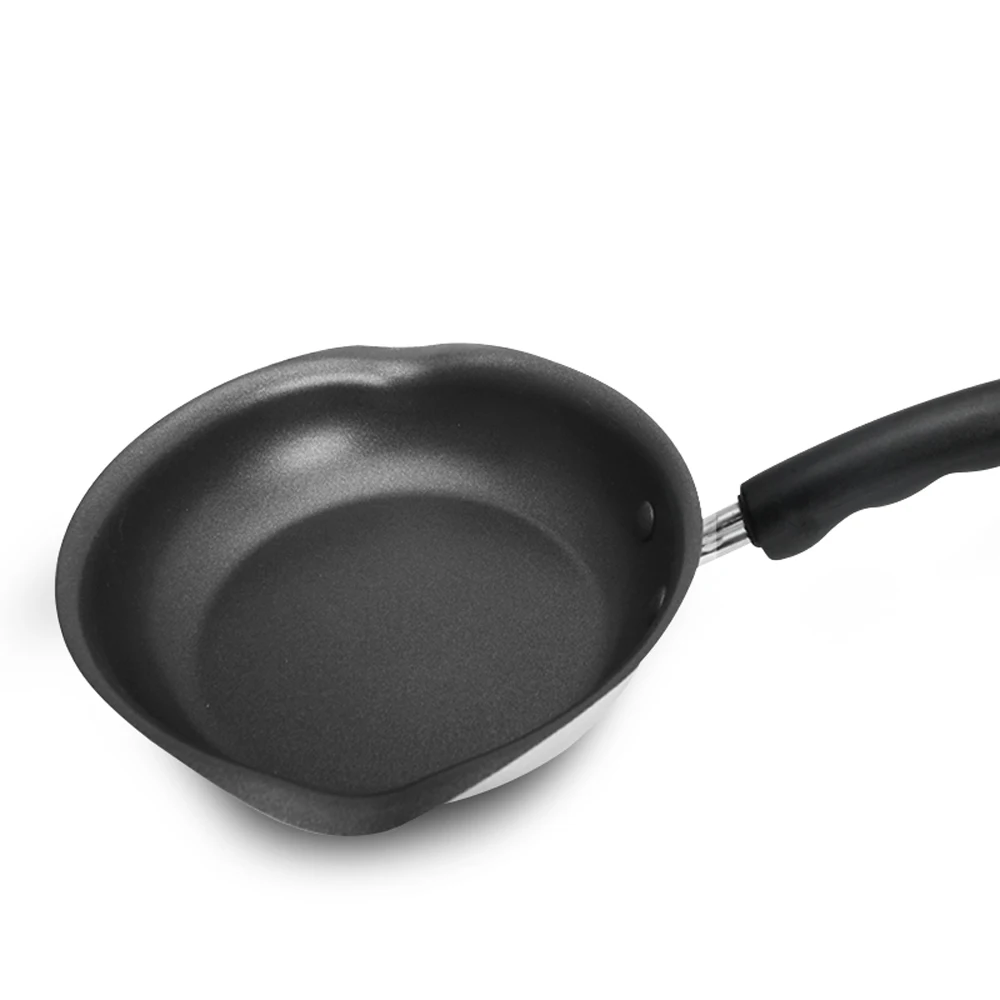 304 stainless steel steak frying pan pan with less sticky less smoke