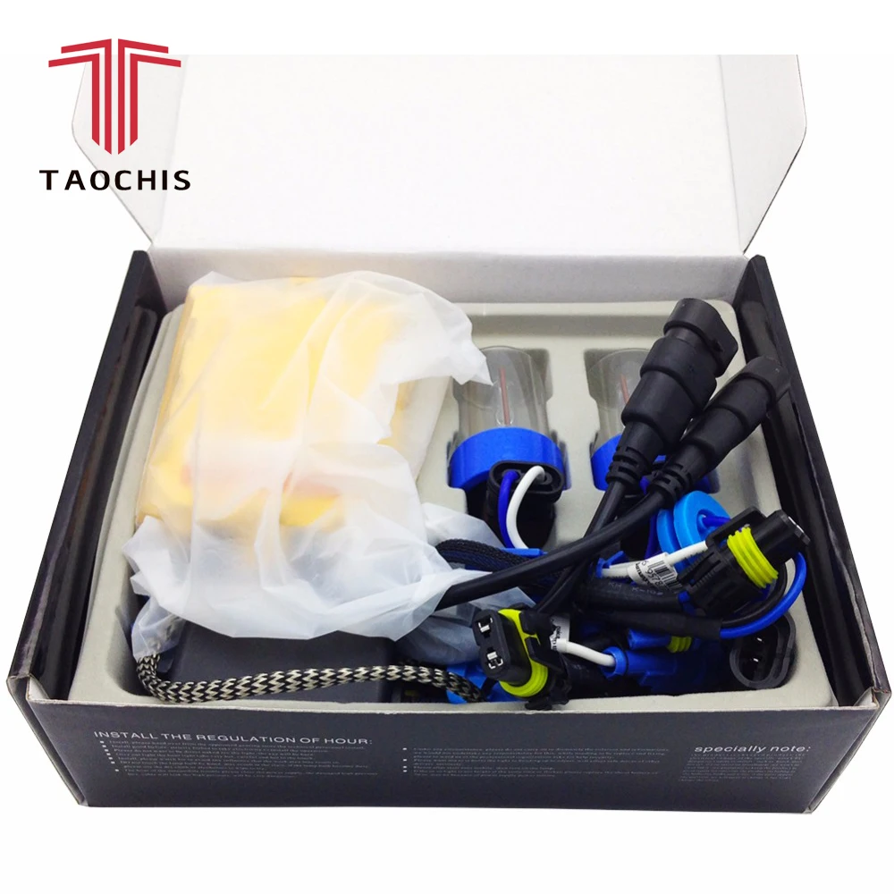 

Taochis AC 12v 55W Car HID xenon bulbs H8 H9 H11 replace head light kits bright Fast start ballast set fog lamp Light Source