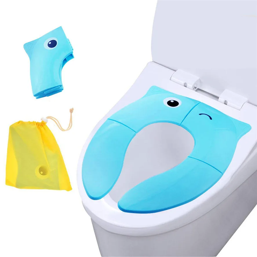 New 1PC Foldable Potty Training Seat Baby Travel Toilet Potty Seat