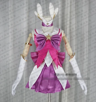 

LOL Lux Newest Skin Customized Uniforms Cosplay Costume Free Shipping