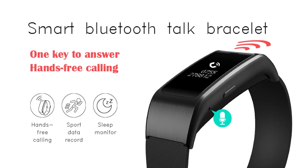 NIYOQUE A96 ремешок ответ на вызов умный Браслет спортивный браслет Bluetooth 4,0 смарт-Браслет фитнес-трекер для IOS Android