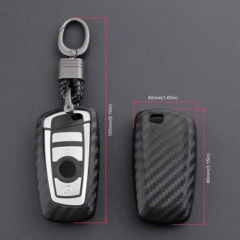 

Carbon Fiber Key Cover Car Case Holder For BMW Remote For BMW 1 Series (F20/F21) 2012-2018 For BMW X3 (F25) 2011-2017