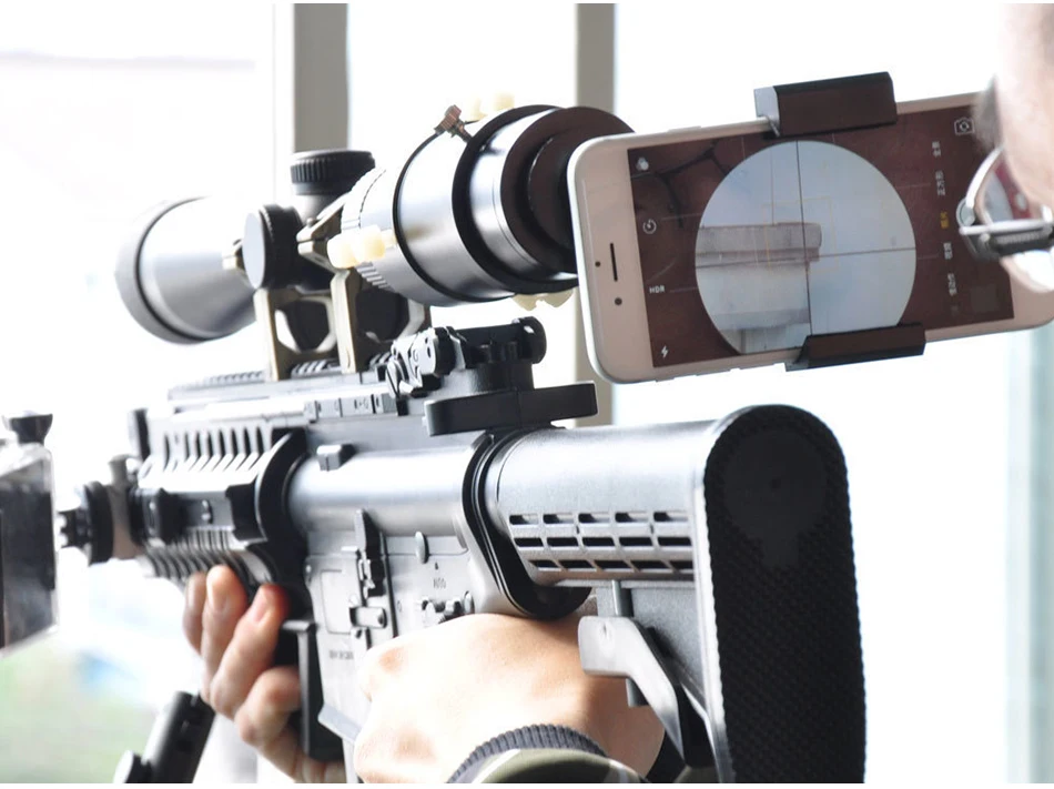 США винтовка прицел смартфон система адаптер телефон камера на Talke фотографии Пикатинни Крепление для черный охота Ak 47