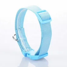 Adjustable Nylon dog collar 6 Color All Seasons Solid Basic Collars Pet Dog Product for You Baby