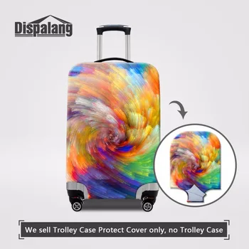 

Dispalang Design Watercolor Trolley Luggage Covers For 18-32 Inch Case Suitcase Protective Dust Cover Travel Luggage Accessories