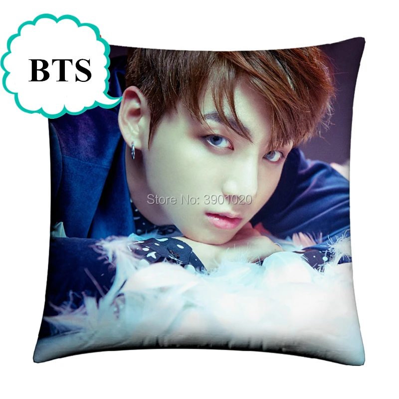

Kpop Jimin V Jin WINNER Square Pillow 40cm*40cm customize Girl gift