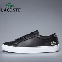 2019 Lacoste Men's Run Sneakers Male Leather Comfortable Walking Shoes Men Athletic Jogging Sport Shoes Footwear