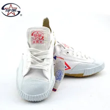Enfants Kung fu chaussures arts martiaux Tai chi Taekwondo Wushu karaté chaussures sport entraînement baskets noir et blanc