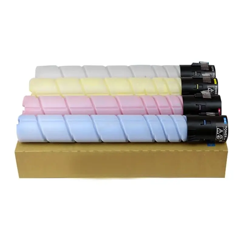 

4Pcs Compatible for Konica Minolta BizHub C227 C287 C367 C7528 C7828 C7822 Toner Cartridge TN221K TN221C TN221M TN221Y TN221 Ink