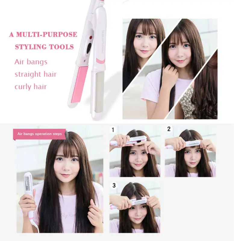 Women Nazan Chapinha Straight Irons USD NOVUS Brush States Deniz Styling Tools shipping Princess Plug United Dollar & With Curl Flat for Straightening Hair 220V Adapter Free Ceramic 3 Women Nazan Chapinha Straight 3