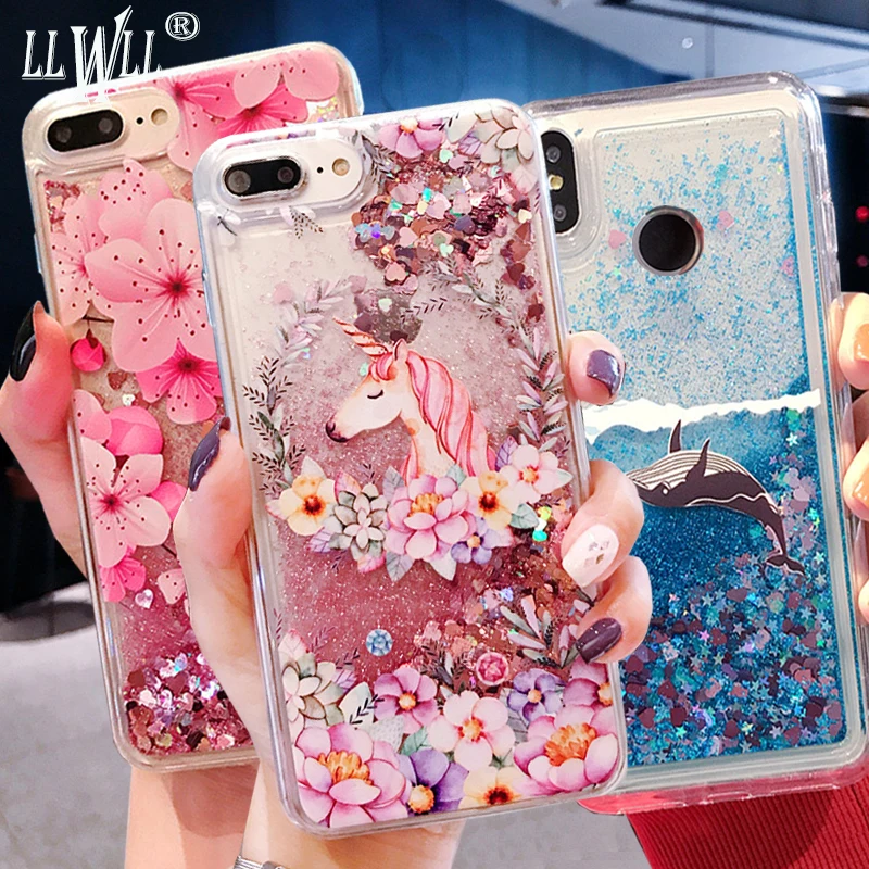 

Glitter Liquid Silicone Phone Case For Samsung Galaxy A10E A20E A10 A20 E A30 A40 A40S A50 A60 A70 M10 M20 M30 M40 Unicorn Cover