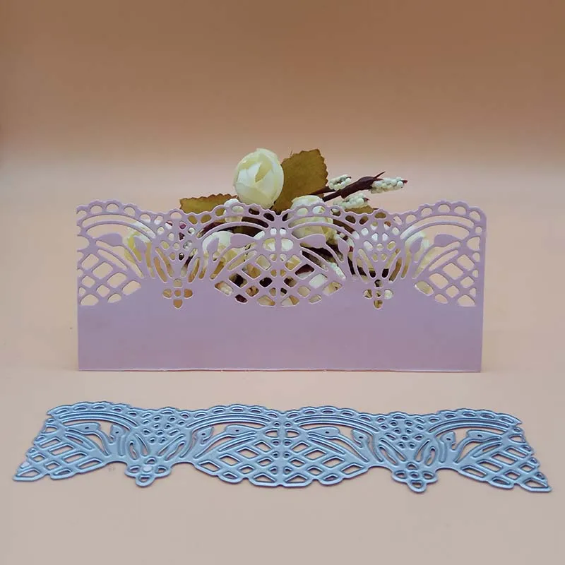 

METAL CUTTING DIES cut lace edge frame background gate DIY Scrapbook PAPER CRAFT card album embossing stencils template punch