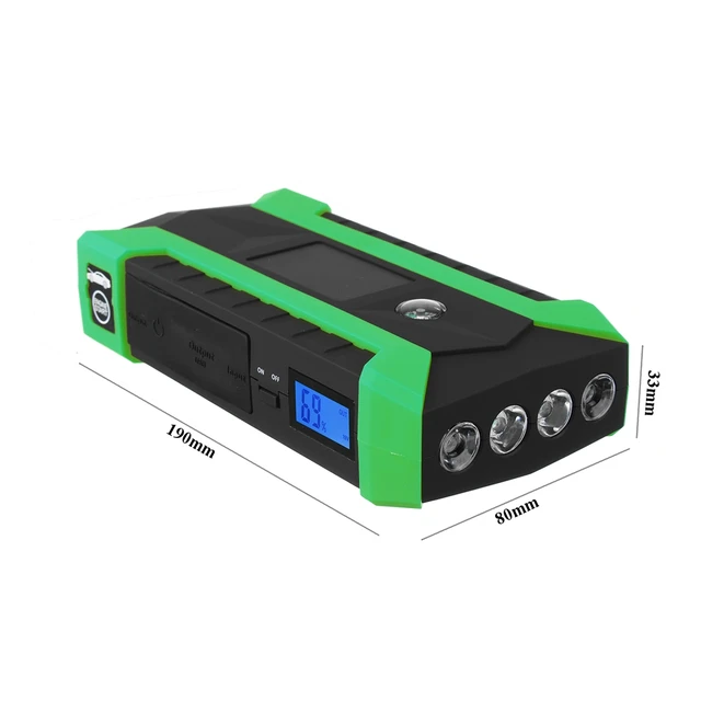 4 USB LED Car Jump Starter 89800mAh Emergency Auto Power Bank Portable Car Battery Booster Charger Petrol Diesels Car Starter