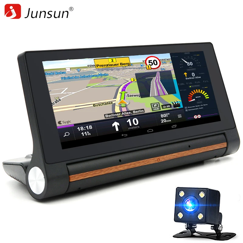 Junsun 6.86" Car DVRs 3G GPS Navigation Android 5.0 Navigator car