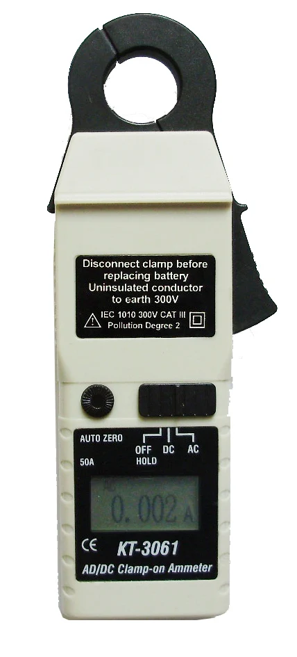 

KT-3061AC/DC Clamp-on Ammeter