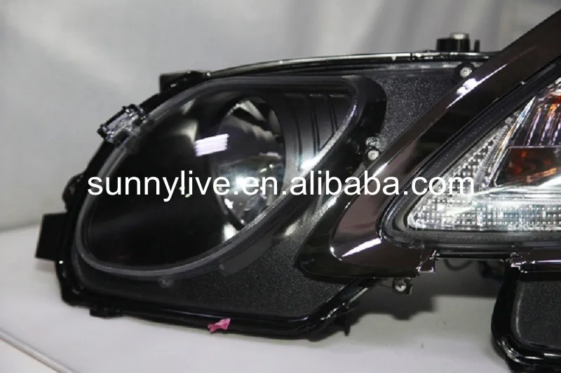 Для Lexus для GS300 GS350 GS430 GS450 светодиодный головной фонарь 2006-2011 год черный корпус SN