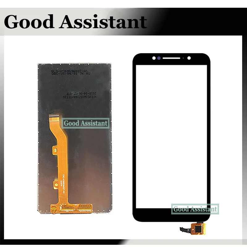 Новый ЖК дисплей 5 34 дюйма черный/белый для Alcatel 1C 5009 5009A 5009D с сенсорным экраном