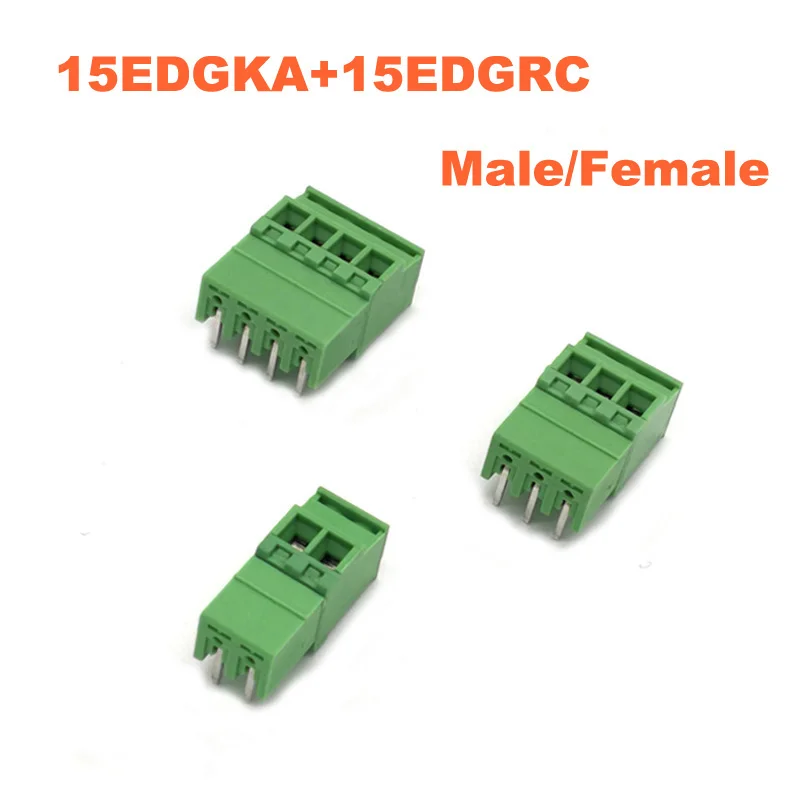 30/50/100 комплектов Шаг 3 81 мм прямоугольный 2P 3P 4P винт штекер in PCB клеммный блок